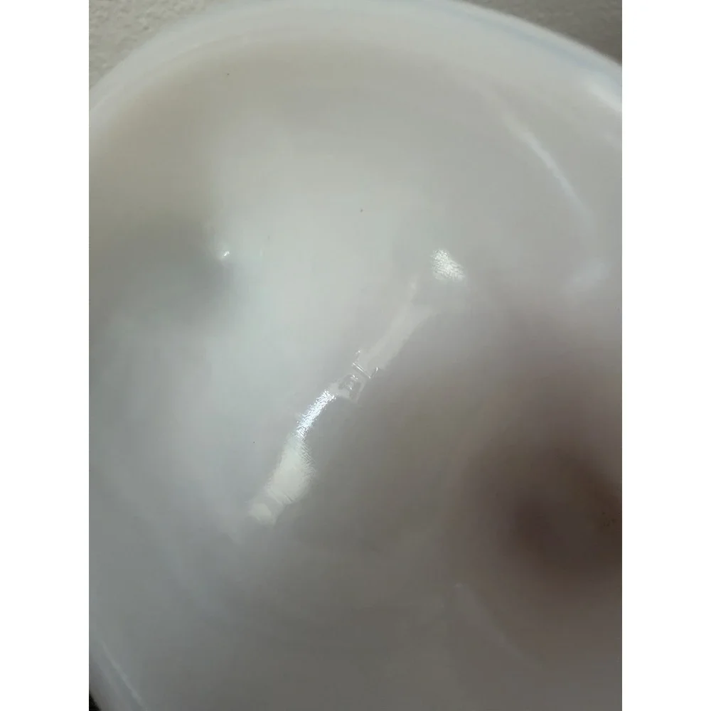 VTG Hazel Atlas Milk Glass Hen on Nest 4 1/2 